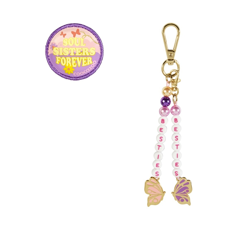 Coocazoo 'Colour Up' Sammel-Klett-Patch und Anhänger Soul Sister