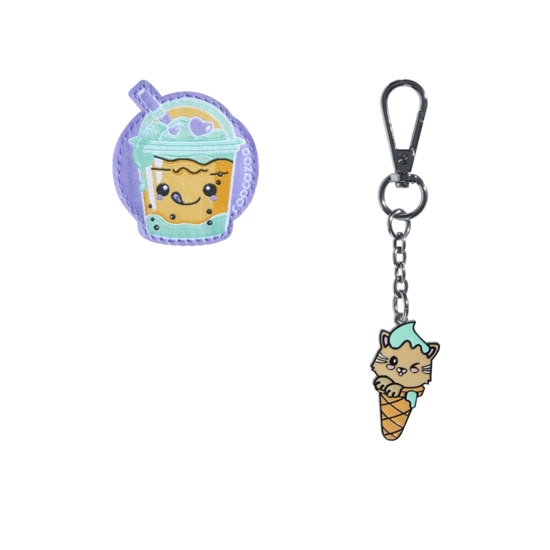 Coocazoo 'Colour Up' Sammel-Klett-Patch und Anhänger Sweets Lover