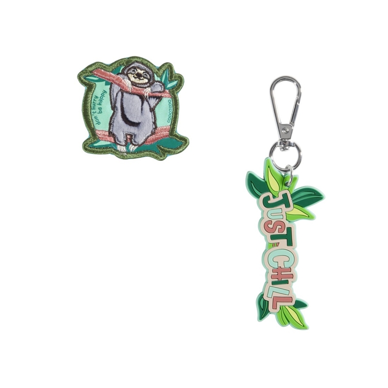 Coocazoo 'Colour Up' Sammel-Klett-Patch und Anhänger Lazy Day