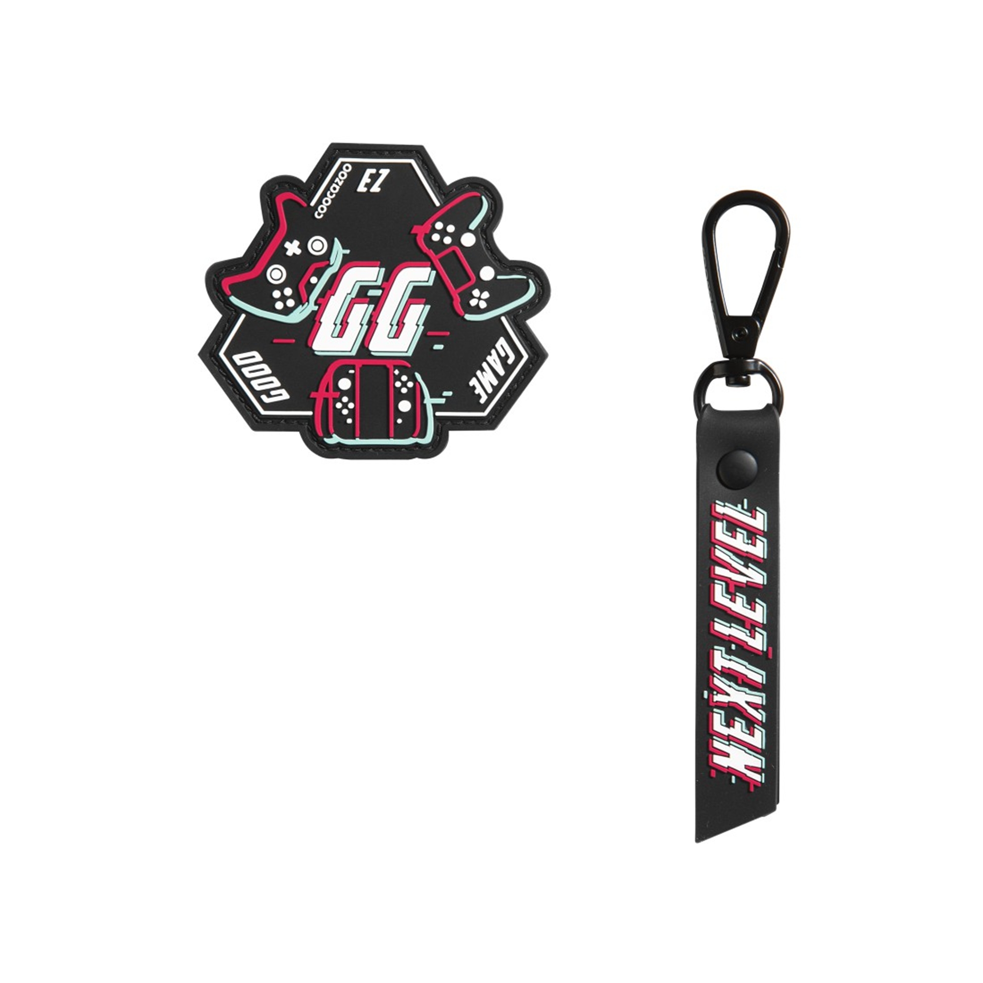 Coocazoo 'Colour Up' Sammel-Klett-Patch und Anhänger Gaming