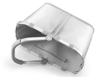 Reisenthel 'Carrybag Silver' Einkaufskorb mit Alurahmen Silver Crackel