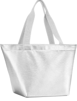 Reisenthel 'shopper M' Silver Crackel