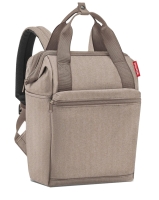 Reisenthel 'Allrounder R ' 12 l herringbone mokka