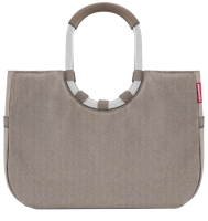 Reisenthel 'Loopshopper L' Shopper mit Alugriffen herringbone mokka