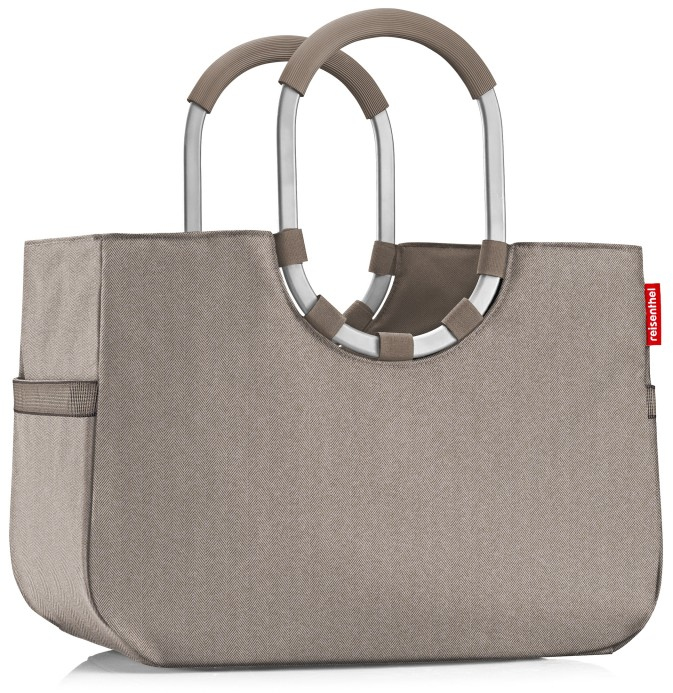 Reisenthel 'Loopshopper L' Shopper mit Alugriffen herringbone mokka Reisenthel 'Loopshopper L' Shopper mit Alugriffen herringbone mokka