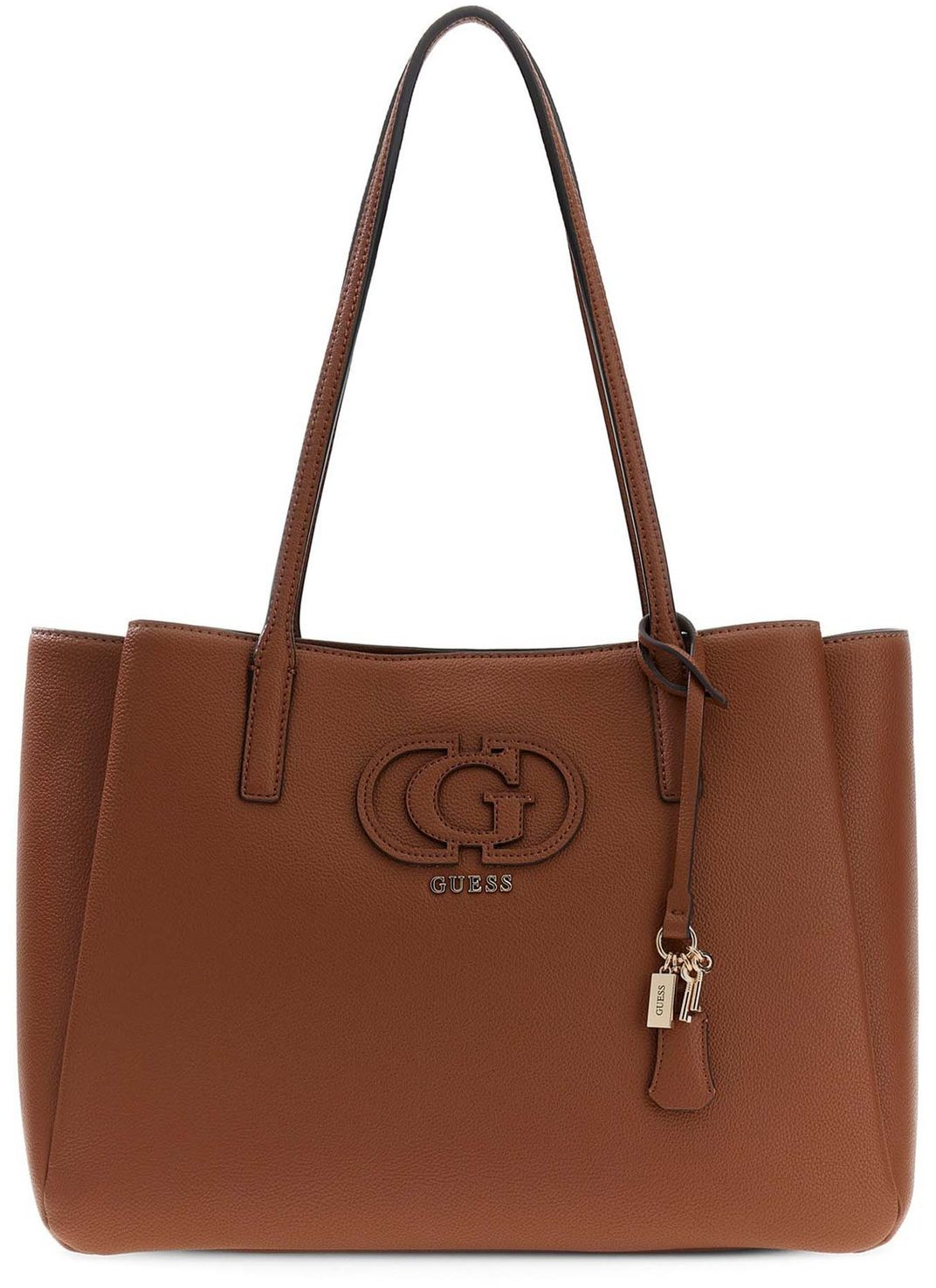 Guess 'Isola' Multi Damenshopper Cognac