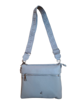 Prato 'LM Joyce' Umhängetasche breiter Riemen grey