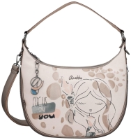 Anekke 'Olympia' Schultertasche Multicolor Beige