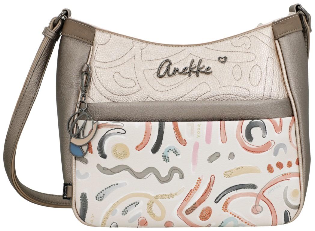 Anekke 'Olympia' Umhängetasche Multicolor Beige