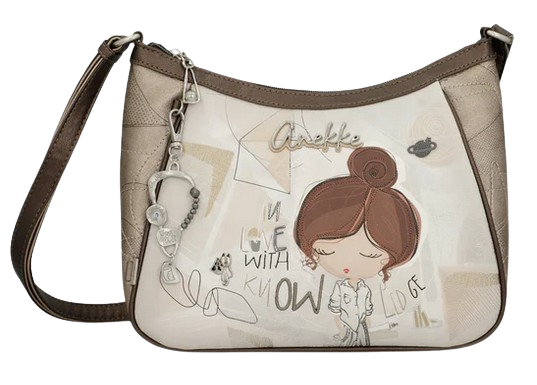 Anekke 'Sophia' Umhängetasche Multicolor Beige