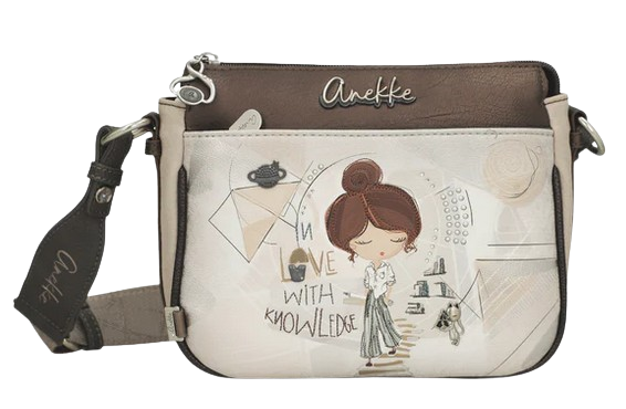 Anekke 'Sophia' Umhängetasche Multicolor Beige