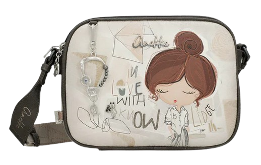 Anekke 'Sophia' Umhängetasche Multicolor Beige