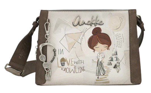 Anekke 'Sophia' Umhängetasche Multicolor Beige