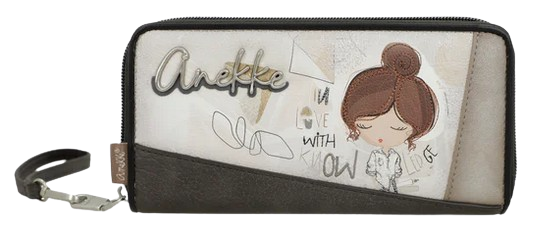 Anekke 'Sophia' Brieftasche mit RFID-Schutz Multicolor Beige