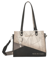 Anekke 'Auralis' Schultertasche Multicolor Beige