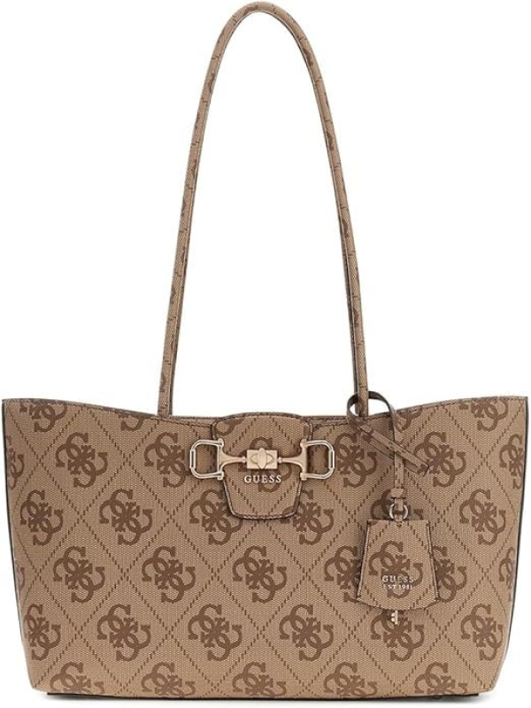 Guess 'Janie Logo' Umhängetasche latte logo