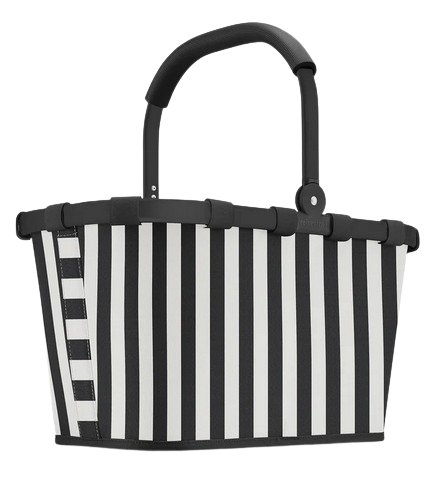 Reisenthel 'Carrybag' Einkaufskorb mit Alurahmen Summerstripes Black Reisenthel 'Carrybag' Einkaufskorb mit Alurahmen Summerstripes Black
