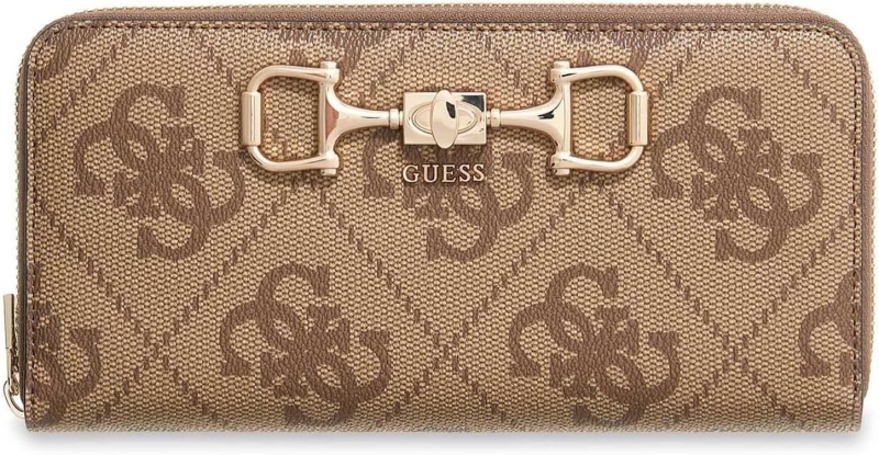 Guess 'Chanie' Damenlangbörse Synthetik latte logo