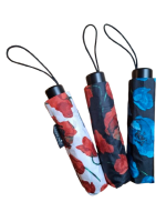 Happy Super Mini  Faltschirm flowers