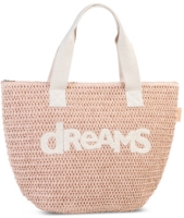 Fabrizio Badetasche aus Bast groß unifarbig