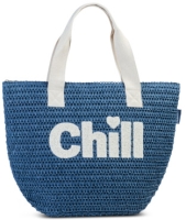 Fabrizio Badetasche aus Bast groß unifarbig