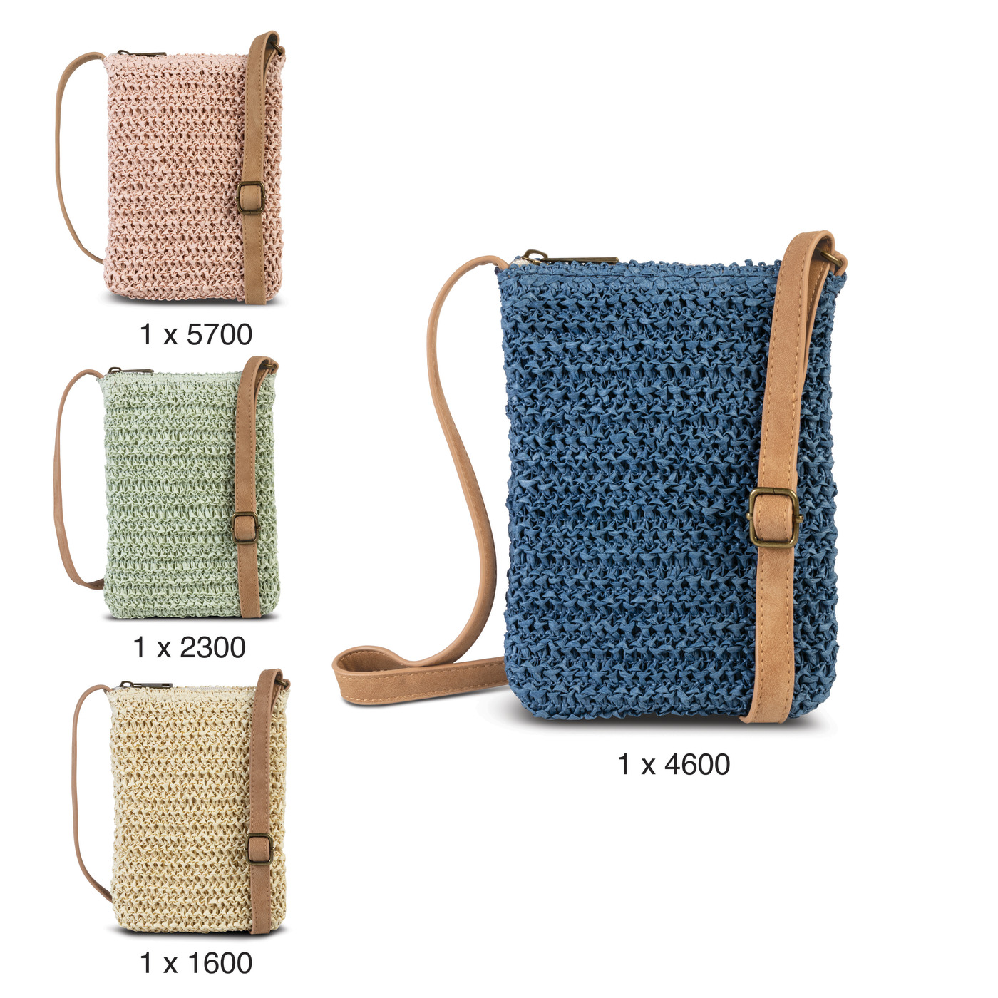 Fabrizio Bastflechttasche Klein sortiert