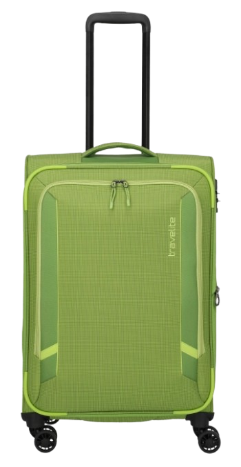 Travelite 'Corsiica' 4-Radtrolley M erweiterbar 67cm 2,8kg 62/67L Grün