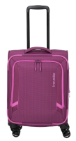 Travelite 'Corsiica' 4-Radtrolley S erweiterbar 55cm 2,4kg 35/38L Pink