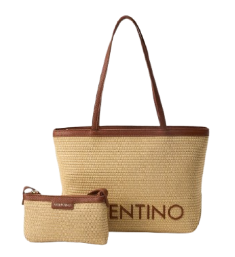 Valentino 'Maiam' shopping bag naturale