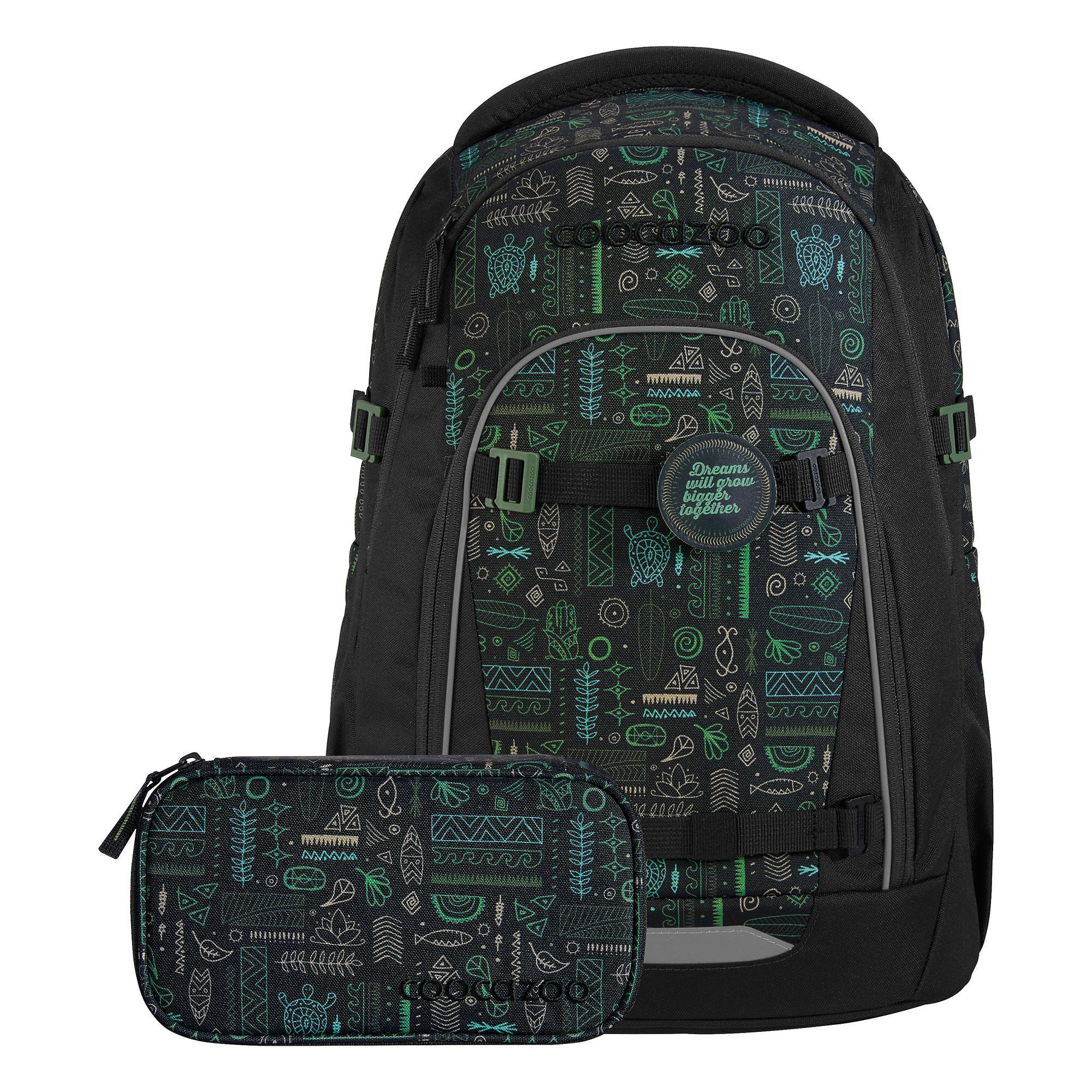 Coocazoo 'Mate' Special-Edition Schulrucksack-Set 3-teilig 1250g 30 Liter Free Spirit
