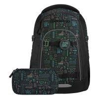 Coocazoo 'Mate' Special-Edition Schulrucksack-Set 3-teilig 1250g 30 Liter Free Spirit