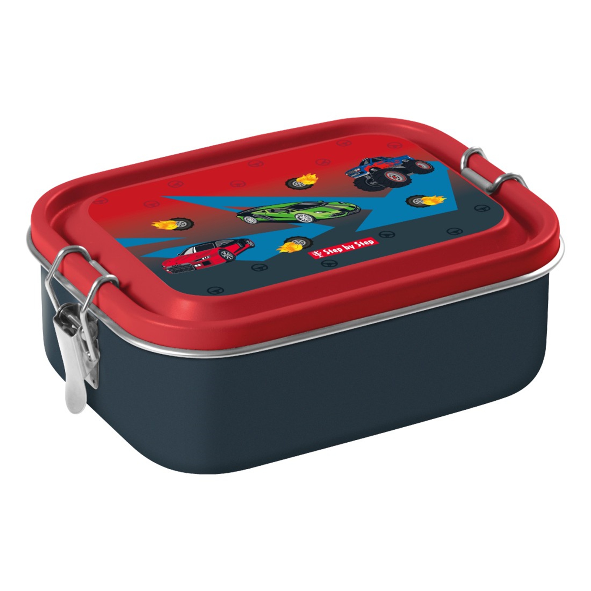 Step by Step 'Car' Edelstahl-Lunchbox