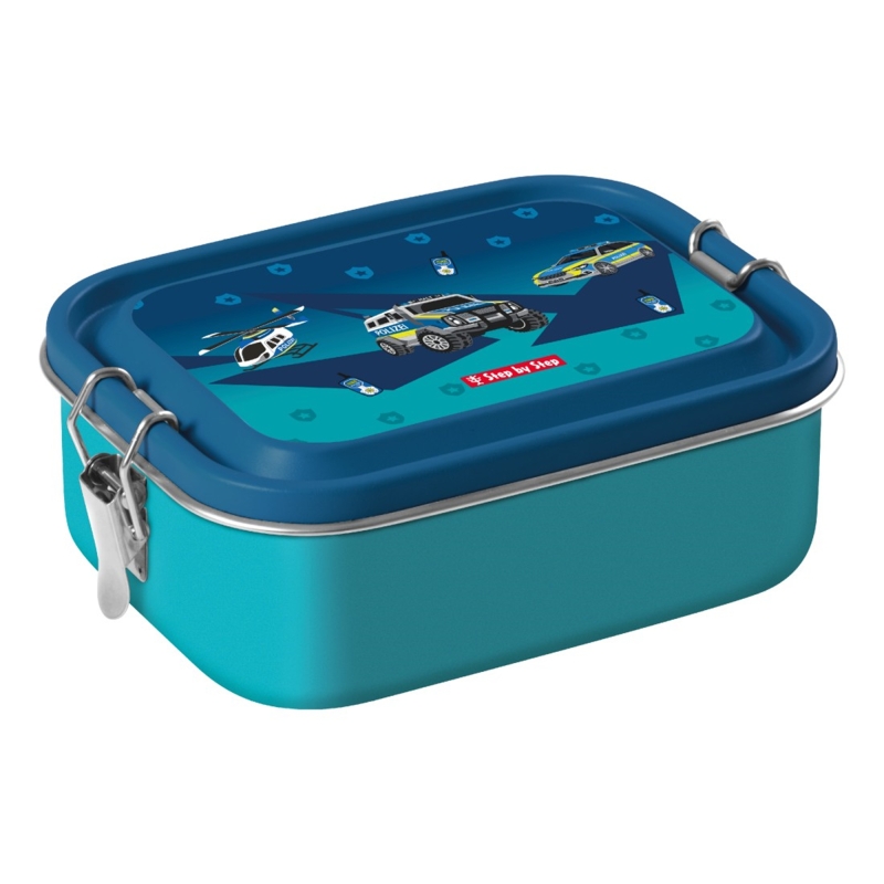 Step by Step 'Police' Edelstahl-Lunchbox