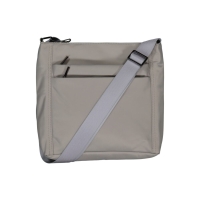 New Bags Crossbodybag mit Sicherheitsreißverschluss Lightgrey
