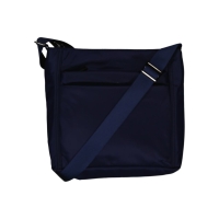 New Bags Crossbodybag mit Sicherheitsreißverschluss Navy