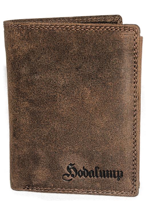 Hodalump Lenz Geldbörse mit Kartenklappe, Kette und Riegel echt Leder braun Hodalump Lenz Geldbörse mit Kartenklappe, Kette und Riegel echt Leder braun