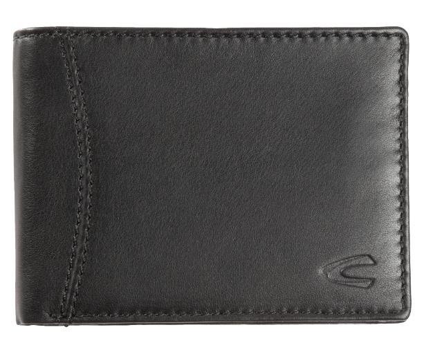 Camel active 'Cordoba' Börse Querformat echt Leder schwarz