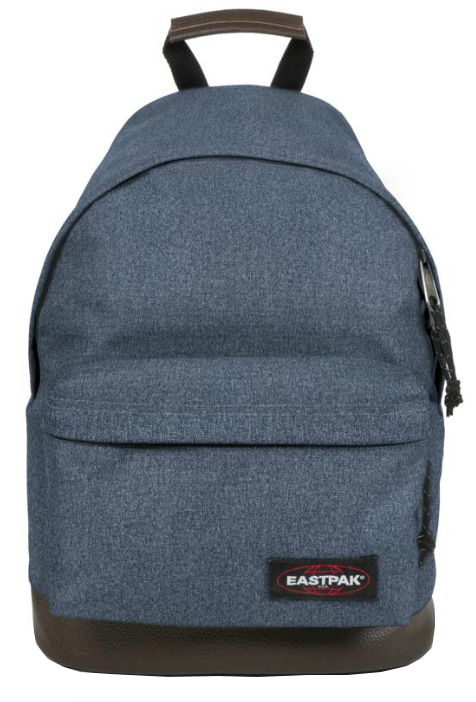 Eastpak 'Wyoming' Rucksack mit Lederboden 24l double denim
