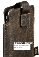 Jost 'Crazy Horse' I-Phone Case echt Rindleder braun
