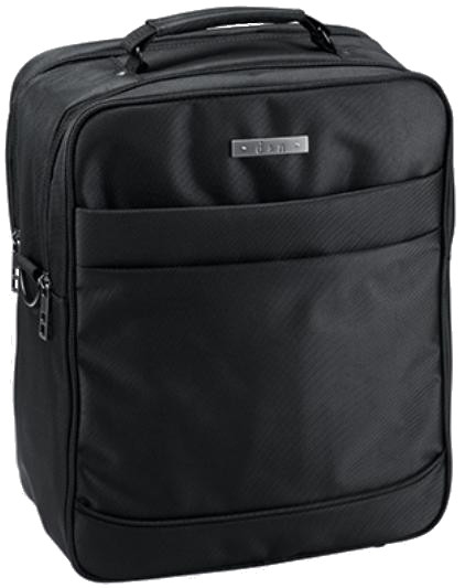 D&N Flugumhänger Schultertasche Hochformat aufsteckbar schwarz