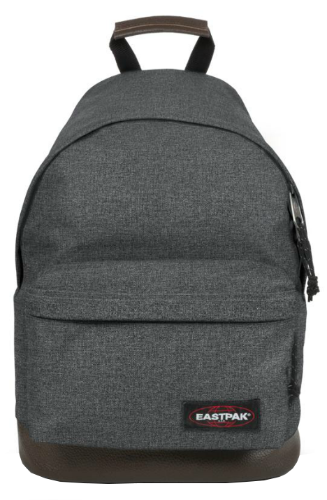 Eastpak 'Wyoming' Rucksack mit Lederboden 24L Black Denim