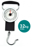 Analoge Kofferwaage für Gewicht bis zu 32 kg