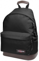 Eastpak 'Wyoming' Rucksack mit Lederboden 24l black