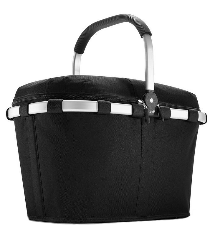 Reisenthel 'Carrybag iso' Einkaufskorb mit Alurahmen schwarz