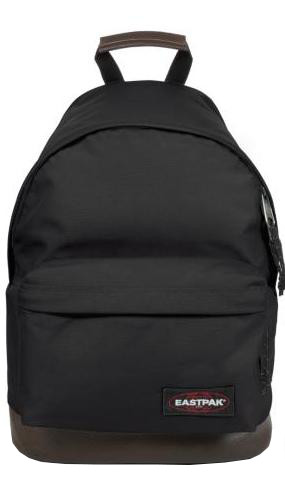 Eastpak 'Wyoming' Rucksack mit Lederboden 24l black